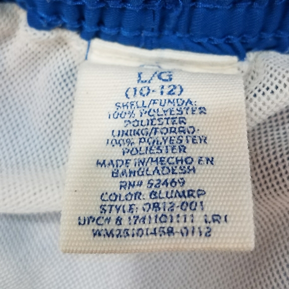 OCEAN PACIFIC OP KANSAS JAY HAWKS SWIM TRUNK SHORTS BOYS SIZE L (10-12) - Picture 4 of 6